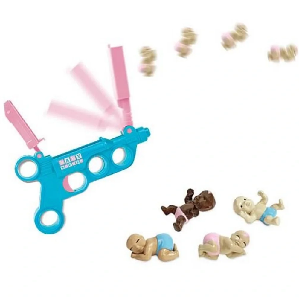 NWT Archie McPhee Novelty Baby Shower Game Gender Reveal Party Retro Style Toy
